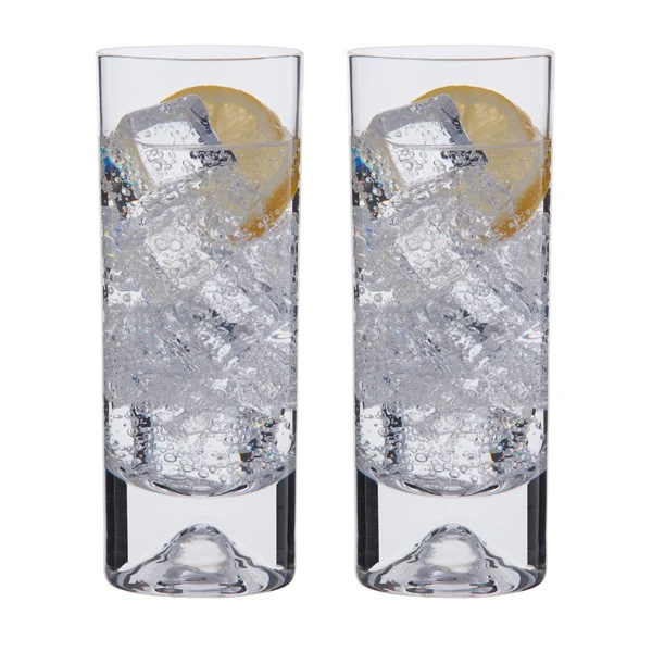 Dimple Highball Glass, Set Of 2 1 Dimple Highball Glass, Set Of 2