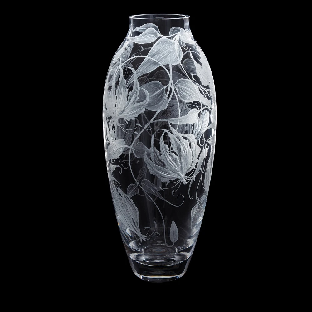 Jardin Flame Lily Tall Vase 2 Jardin Flame Lily Tall Vase - Image 2