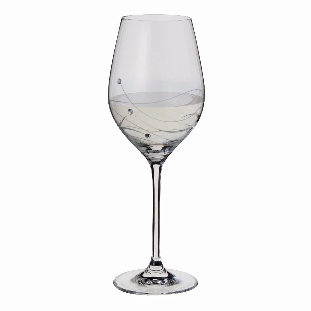Glitz Wine Glass, Set Of 2 1 Glitz Wine Glass, Set Of 2
