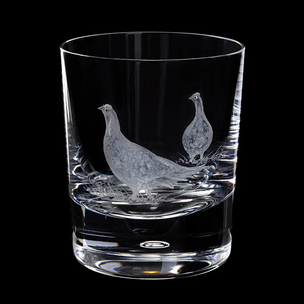 Hand Engraved Grouse Tumbler 1 Hand Engraved Grouse Tumbler