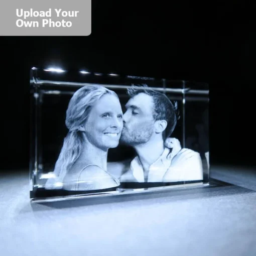 Large Laser Photo Gift Block - Rectangle (Free Text Engraving Available) - Standard Delivery Will Be 3 Working Days. -Glassware Sales Store largerect3