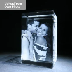 Large Laser Photo Gift Block - Tower (Free Text Engraving Available) - Standard Delivery Will Be 3 Working Days. -Glassware Sales Store largetower2