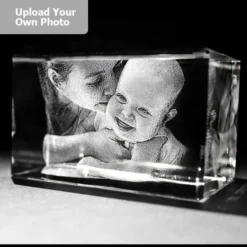 Medium Laser Photo Gift Block - Rectangle (Free Text Engraving Available) - Standard Delivery Will Be 3 Working Days.