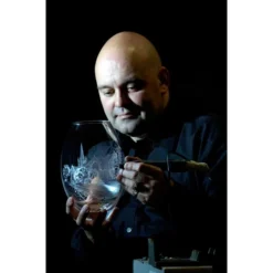 Coral Reef - Large Bowl Ed : 10 -Glassware Sales Store nick engraving 4