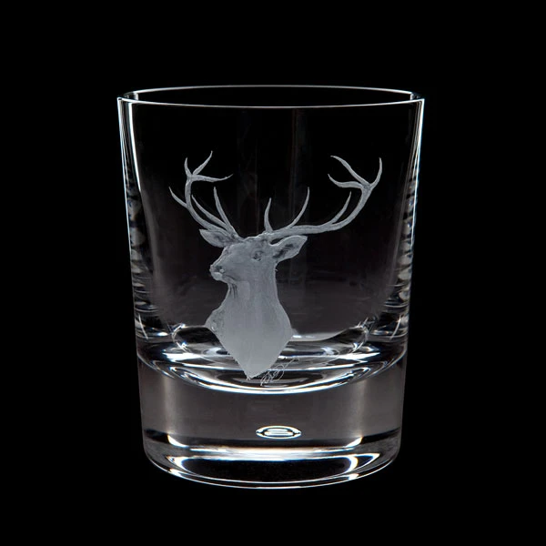 Hand Engraved Game Red Stag Tumbler 1 Hand Engraved Game Red Stag Tumbler