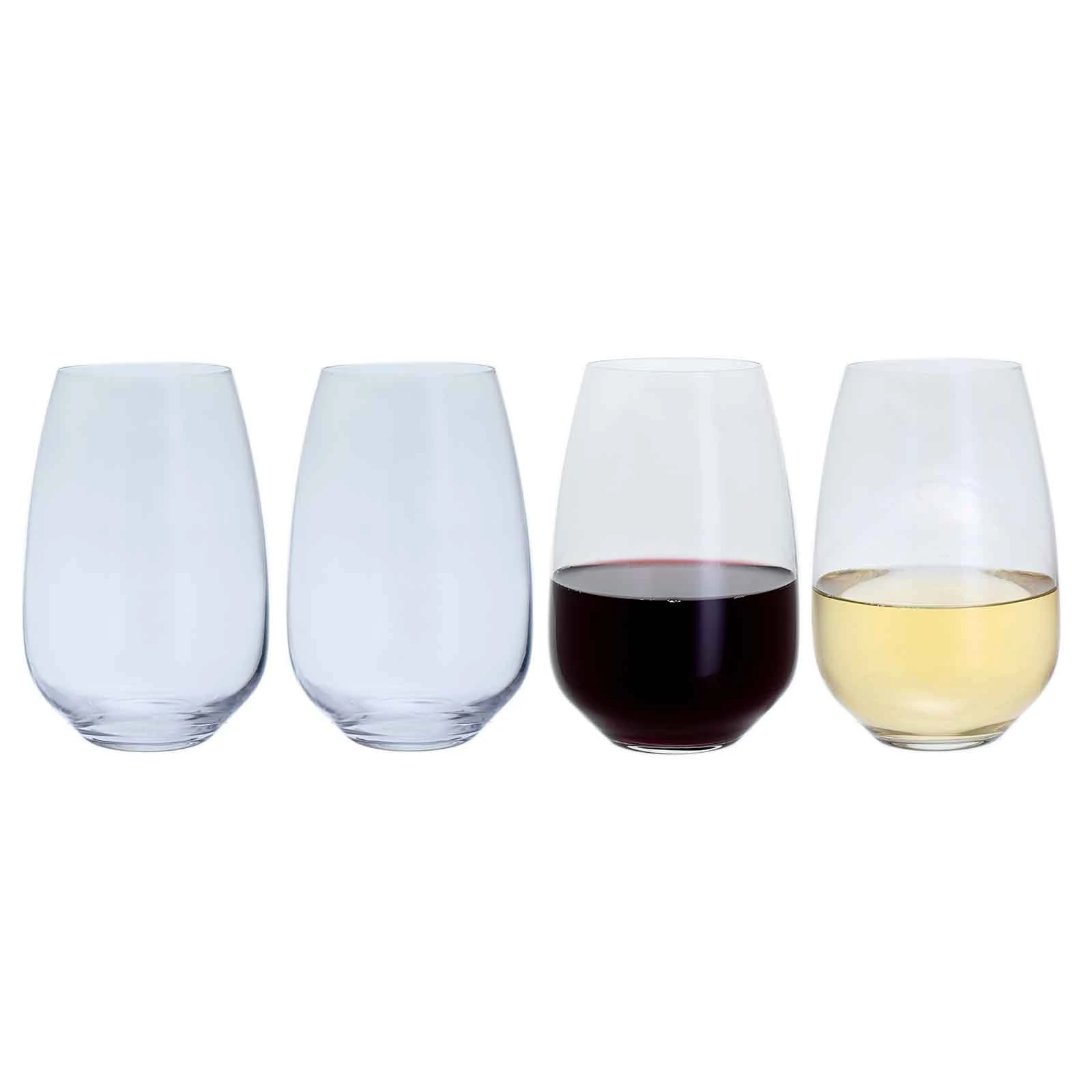 Cheers! Stemless Wine Glass, Set Of 4 1 Cheers! Stemless Wine Glass, Set Of 4