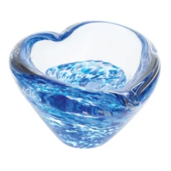 Sapphire Mini Heart Bowl 5 Sapphire Mini Heart Bowl -Glassware Sales Store u12021 mini heart bowl sapphire co 2