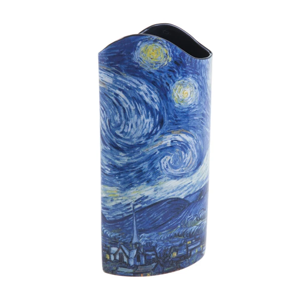 John Beswick Silhouette D'art Vase - Van Gogh Starry Night 1 John Beswick Silhouette D'art Vase - Van Gogh Starry Night